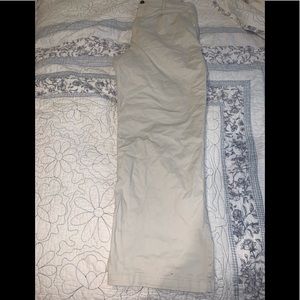 HOLISTER KHAKI ULTRA HIGH-RISE STRAIGHT LEG PANTS